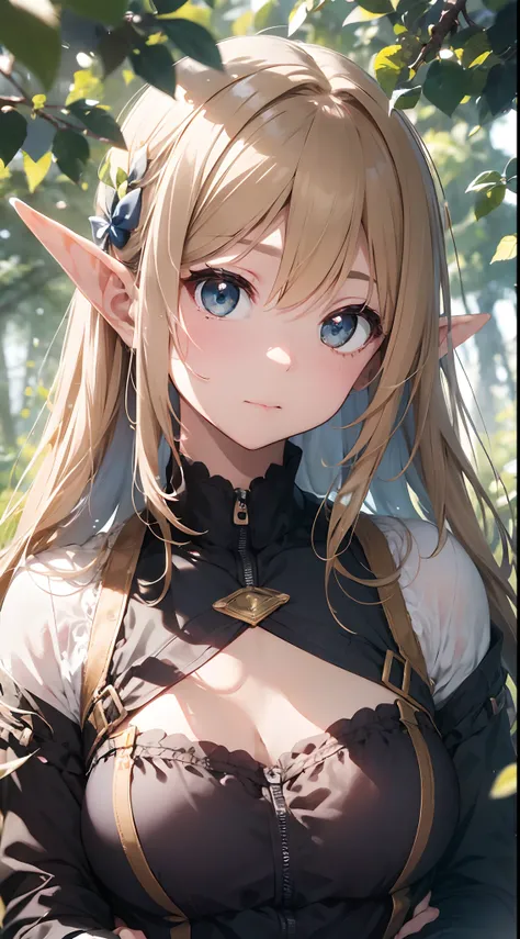 ​masterpiece、(detaileds、hight resolution、top-quality)、女の子 1 人、The most common elven clans。Wood Elf、Forest Elf、With the Forest Man。Originated as a light elf(ljósálfar)be。 Blessed with good appearance long-lived(Some half-elves have a human-like lifespan.) L...