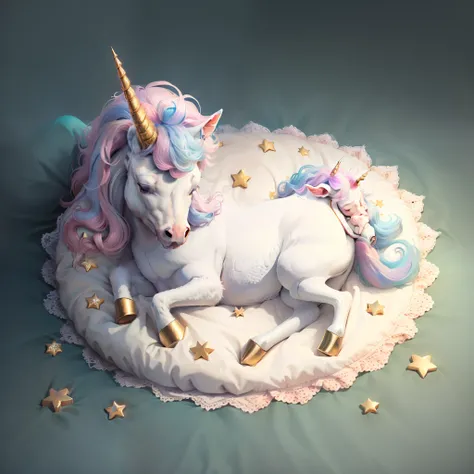 Baby lullaby unicorn asleep