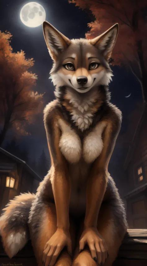 (by ozoneserpent:1.3, by Kenket:1.4, by the-minuscule-task:1.2, by zummeng:1.1):1.3, (anthro coyote, woman, featureless breasts, antrum, extremely detailed, extremely detailed legs, extremely detailed arms, extremely detailed face, perfectly detailed eyes,...