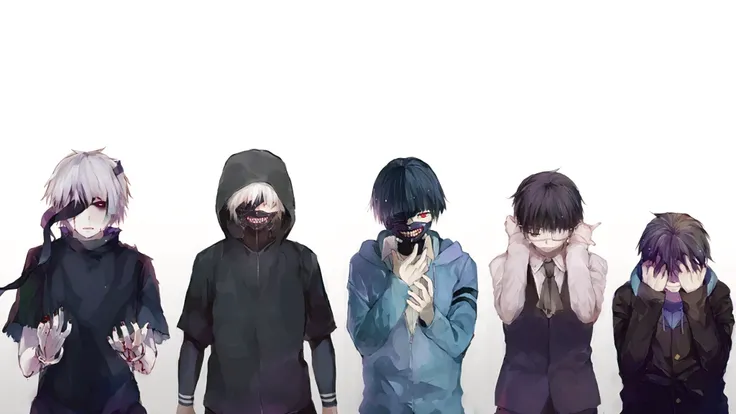 tokyo ghoul la evolucion del personage mejora mucho mas los detalles