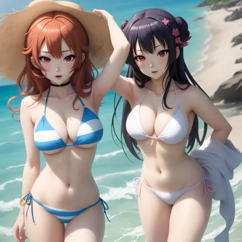 Anime character in bikini