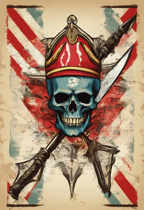 Bandeira pirata, Two Spears, caveira, dinheiro, muito dinheiro