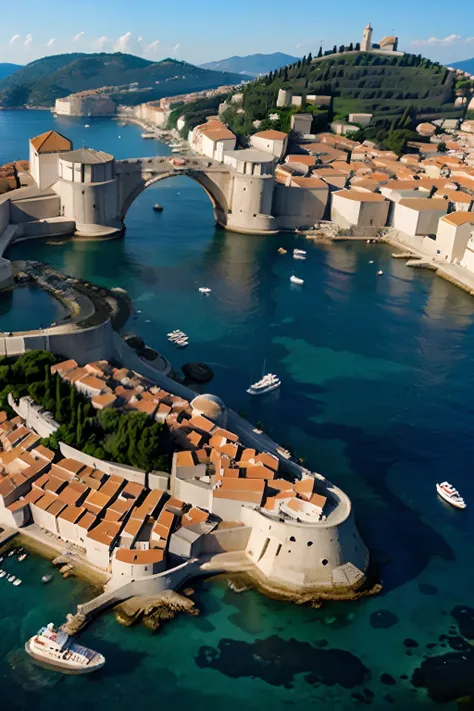 Make a direct recopy of the city of dubrovnik