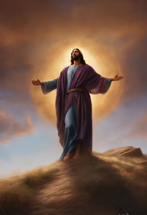 The "lady" met the Nazarene at the top of the hill. 
Marta, Seeing Jesus, He threw himself at his feet, Giving vent to her tears, al tiempo que 
exclamaba entre grandes gritos: «¡Master, To have been here, mi hermano no hubiera 
muerto!» 
Jesus, entonces, ...