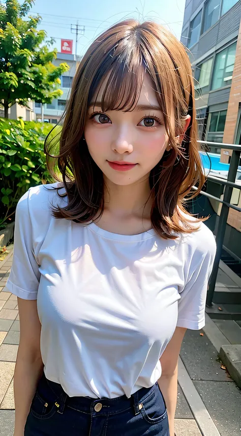 (8K, Raw photo:1.2), Detailed face and eyes,Best Quality, 超A high resolution, Highly detailed ,intricate detailes ,masutepiece ,Cute Girl , Soft cinematic light, Hyper-detailing,Sharp Focus, High quality, Blonde hair, bob cuts, tits out, Get wet in the rai...