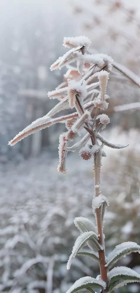 Frost，nevando，naturey