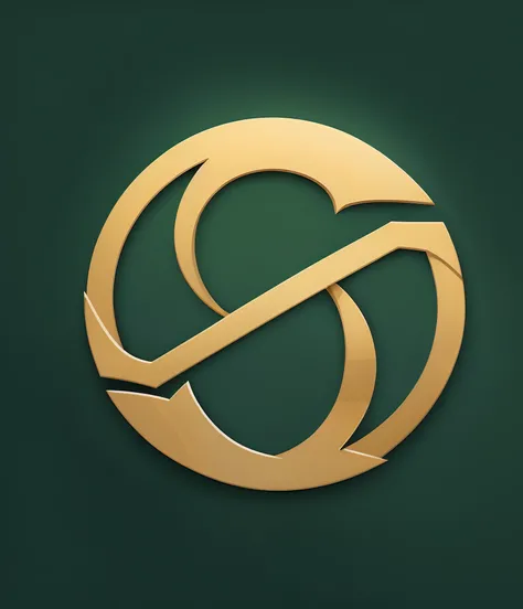 the logo for the company, the company name is gold, gold and green, green and gold, green gold, sydney hanson, business logo, single logo, sarenrae, profile image, syndicate corporation, scholar, logo without text, gold green creature, goldsrc, rounded log...