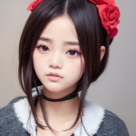 A face Ouyang nana, strong make up eyes