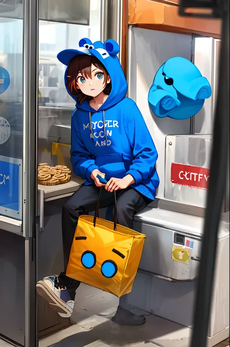 Cookie Monster Gangster City Hoodie