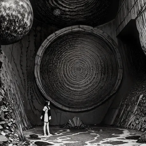 Junji Ito Black And White Manga Style, Jungian Alchemy, Self Development