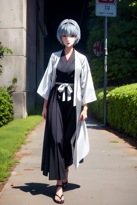 Rei Ayanami in shinigami outfit