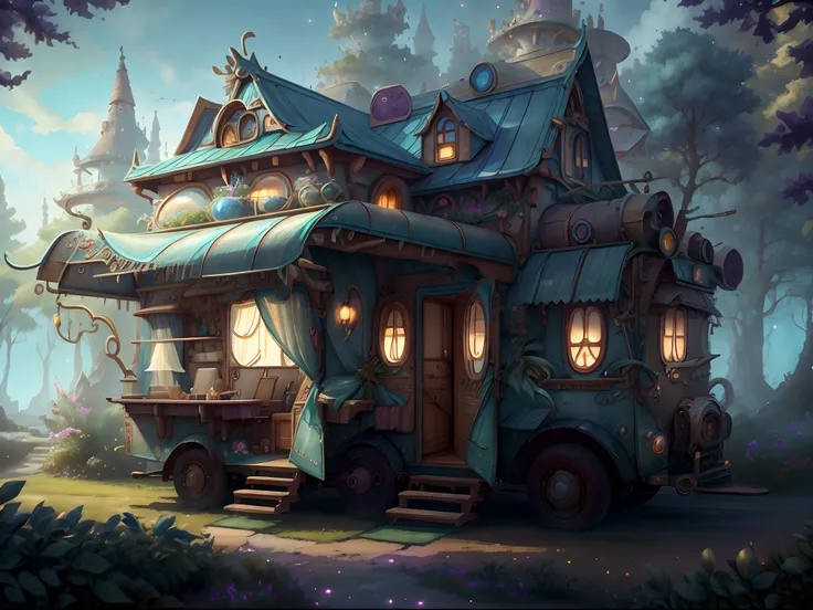 in the wizarding world，the magic rv is a unique shape that combines magical elements with sci-fi style。they provide a comfortabl...