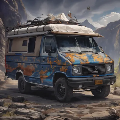 camper van 32k，an rv，campervan，hidden star map, he established relationships with the liu family and the jade sword sect, it ope...