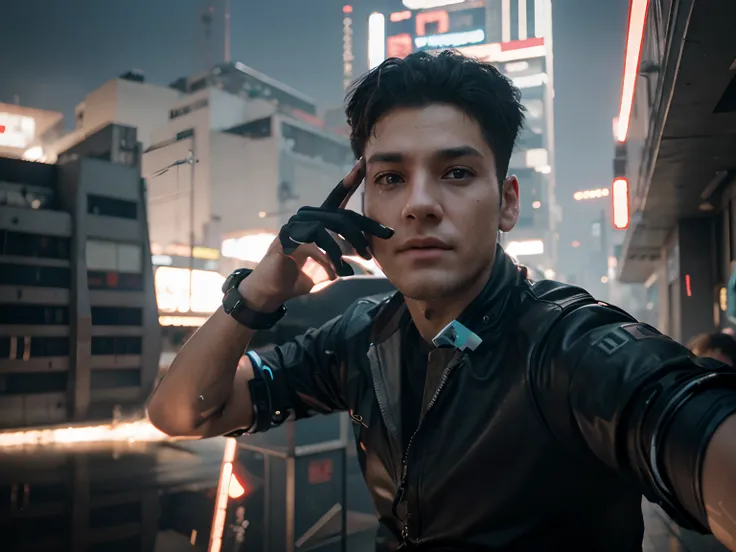 Boy realistic face orginal cyberpunk ultra realistic 8k