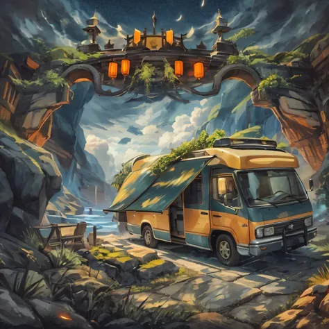 An RV，Camper van 32K，An RV，Campervan，Hidden star map, He established relationships with the Liu family and the Jade Sword Sect, It opens with the death of Liu Hanshu, Qin Yu embarked on the road of confrontation with a strong enemy, Working hard, Make your...