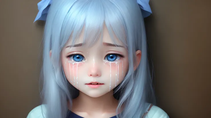 Crying face
girl
cute
light blue