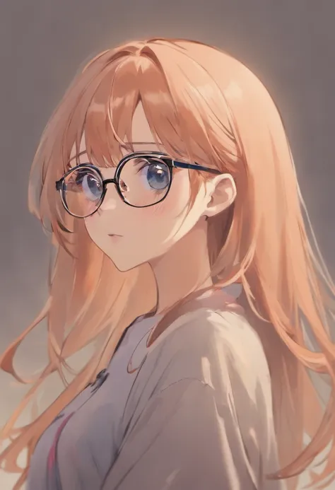 A closeup of a person with glasses on a white background, realistic anime art style, Estilo anime 3D realista, design de personagem retrato, arte de anime realista, retrato do design do personagem, retrato estilo anime, retrato de personagem de anime, esti...