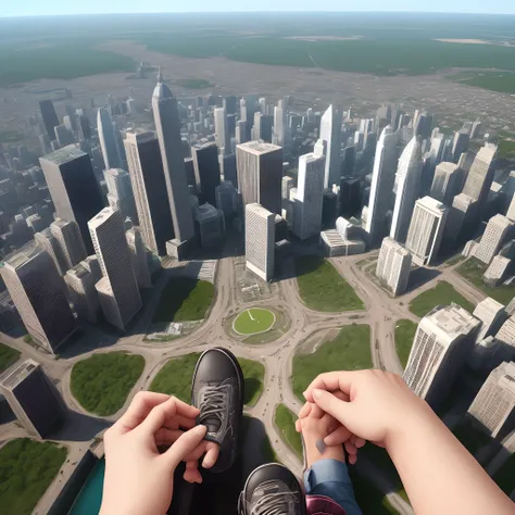 Giantess Nicki Minaj mini city stepping on ants under POV