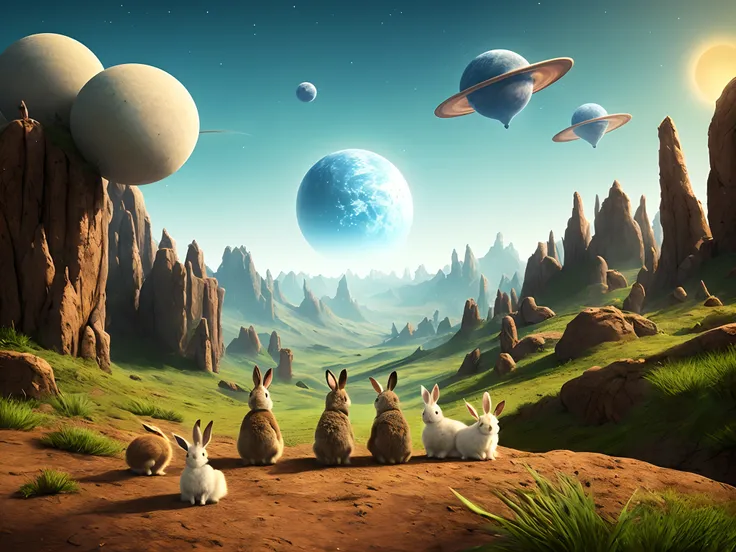 Rabbits on an alien planet