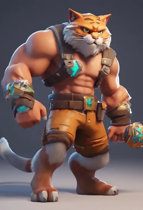 muscular meowscles_fortnite abs hairy bulge