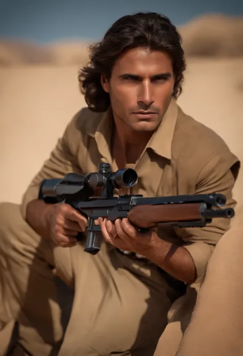 Your character is a sharpshooter hired by a corrupt corporation to eliminate dissidents in a desert region. No entanto, By uncovering the truth behind his mission, You decide to rebel against your hunters and become the judge of the desert, eliminando aque...