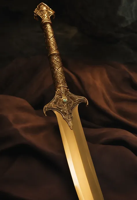 Gold sword, long blade