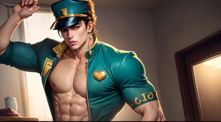 Jotaro no corpo e um ornintorrinco