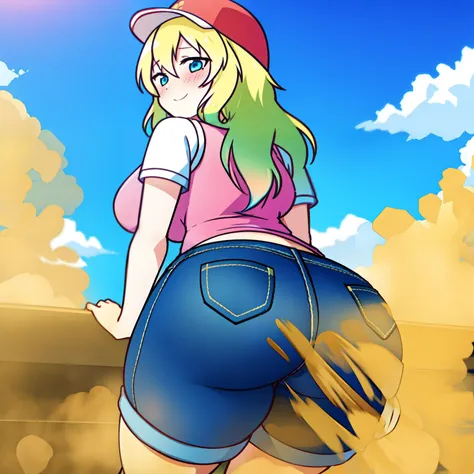 lucoa, shorts jeans azuis