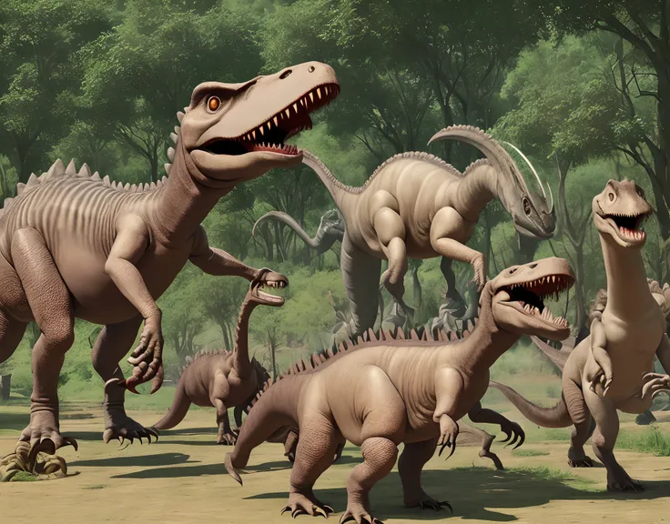 Dinosaurios animados