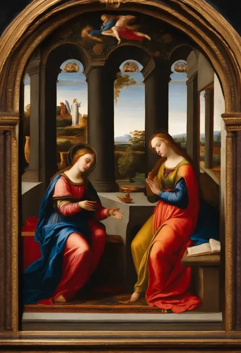 renaissance　Composition of the Annunciation