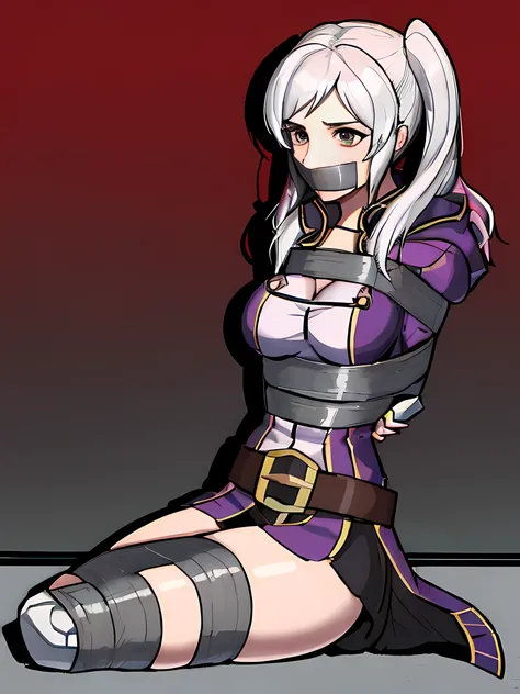 (absurdres, 8k, 4k, masterpiece, hyper extreme detailed:1.2), solo, 1girl, side view portrait, best quality, expressive eyes, perfect face, 1girl, portrait, solo, Female, mature female, adult, robin fe, fire emblem, woman, robin, fire emblem awakening, rob...