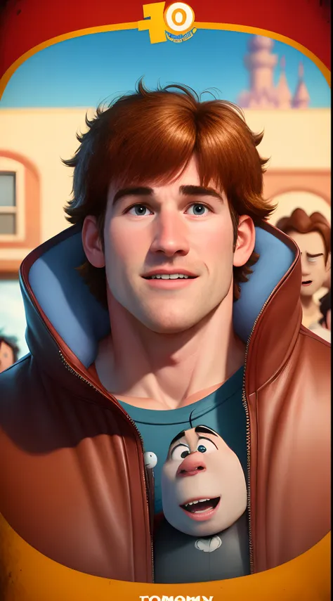 Tommy Morrison as a Disney Pixar movie poster