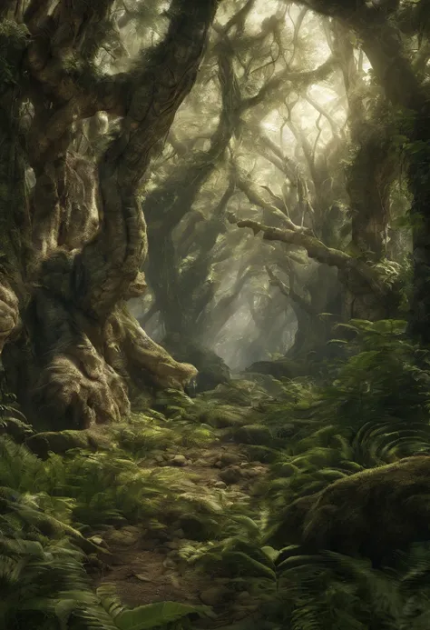 Ancient primeval forest