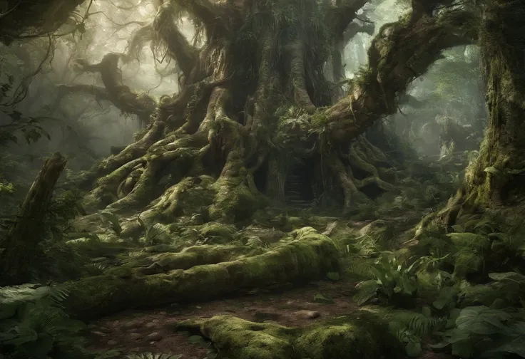 Ancient primeval forest