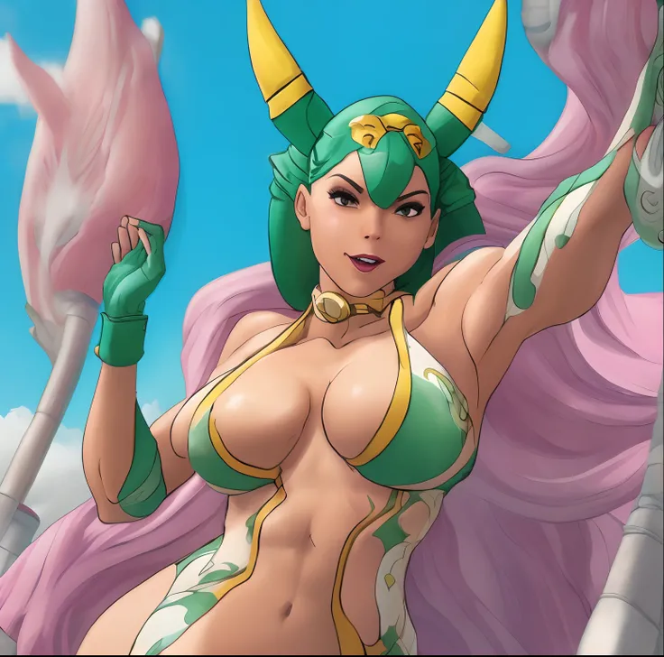 Jolyne kuno spreading her