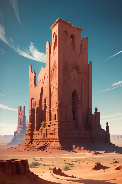 tmasterpiece，monument valley，geomerty，Hyper-realistic，towering，stately，Solemn，shock。towering