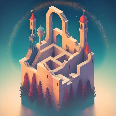 tmasterpiece，monument valley，geomerty