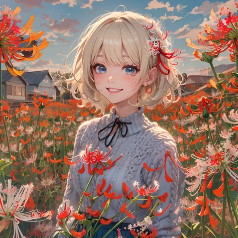 absurderes, ultra-detailliert,bright colour, extremely beautiful detailed anime face and eyes,short hair,  blonde hair with shor...