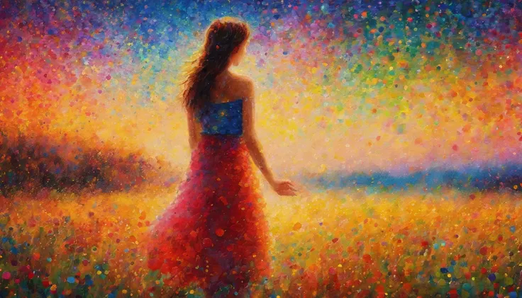 (Best Quality,masutepiece:1.2,Sharp Focus),(Bright gradient watercolor,Vibrant colors),(Dreamy, Ethereal),(multicolored background),(1girl in)