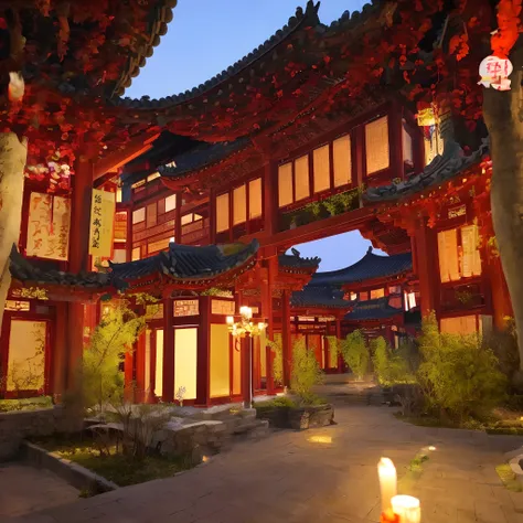 Late spring，Changan City is full of willows、Countless reds，The east wind blows the willow branches of the royal garden。Night falls，The palace was busy passing candles，The smoke dispersed into the house of the prince and nobleman。