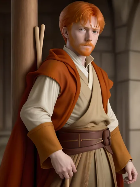 Obi-Wan Weasley (Obi-Wan Kenobi + Ron Weasley), a character that is a mix between Ron Weasley from Harry Potter with Obi wan-kenobi from Star Wars