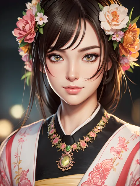 (A hyper-realistic), (Illustration), (High resolution), (8K), (Very detailed), (Best Illustration), (Beautiful and detailed eyes), (Best Quality), (ultra-detailliert), (masuterpiece),beatiful sushi master woman,