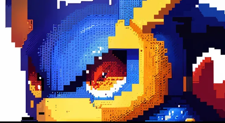 Close-up of pixel image of dragon, Dragon pixel art, 1 0 0 0 x 1 0 0 0 pixel art, pixel art sprite, videogame sprite, high quality pixel art, Pixel art vintage Digimon bitmap, For red and blue Digimon, Pixel eh, 32-bit pixel art, vintage art, pixel art 8 -...