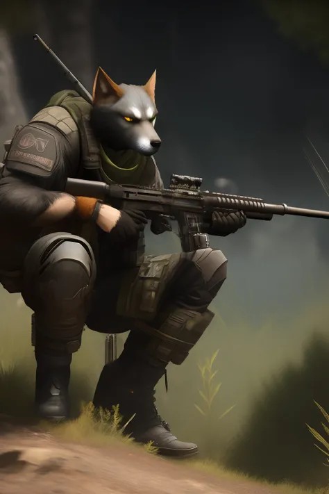 Fenrir as a sniper spec ops, intervention sniper