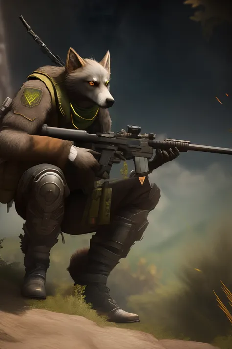 Fenrir as a sniper spec ops, intervention sniper