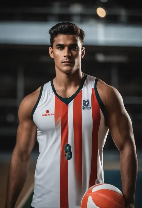 Capture the essence of power and athleticism in our latest photo campaign for SeaArt. We need a striking image of a volleyball player, standing tall and proud, showcasing the teams new uniforms. The focus is on the players entire body, ensuring that every ...