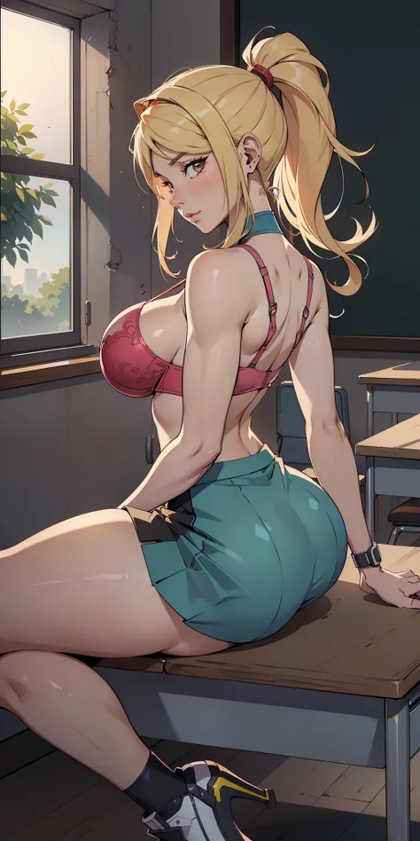 Hyper realistic super detailed sexy Samus Aran, NSFW, Very detailed, expressions faciales sexy, seductive facial expressions, [:(Face detail: 1.4): 0.4], 16K resolution, 4k resolution, dinamic lighting, High definition resolution, (hyper realistic: 1.4), (...