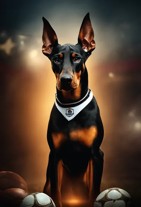 (Cachorro doberman), (Brazilian Football Championship Cup), (Inferno), (Estrela),(noite),(Fogo), (hd)