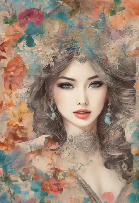 (A hyper-realistic), (illustratio), (hight resolution), (8K), (ighly detailed), (The best illustrations), (beatiful detailed eyes), (best qualtiy), (ultra-detailliert), (​masterpiece), (wall-paper), (详细的脸), 独奏, (dynamicposes), 1 girl in, A sexy,extemely se...