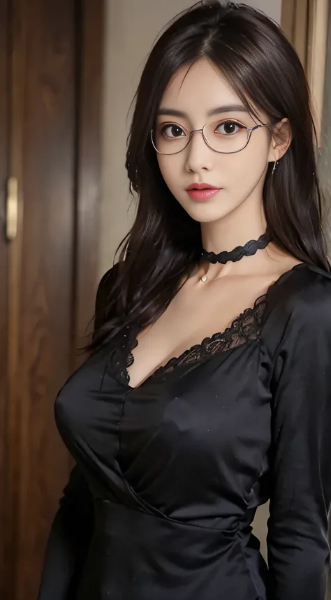 (Best Quality,4K,8K,hight resolution,masutepiece:1.2),Ultra-detailed,(Realistic,Photorealistic,Photorealsitic:1.37),Beautiful expressive eyes,long eyelashes,Beautiful detailed lips,Detailed hair and face,Friendly smile,Clean and perfect skin,(Very large br...